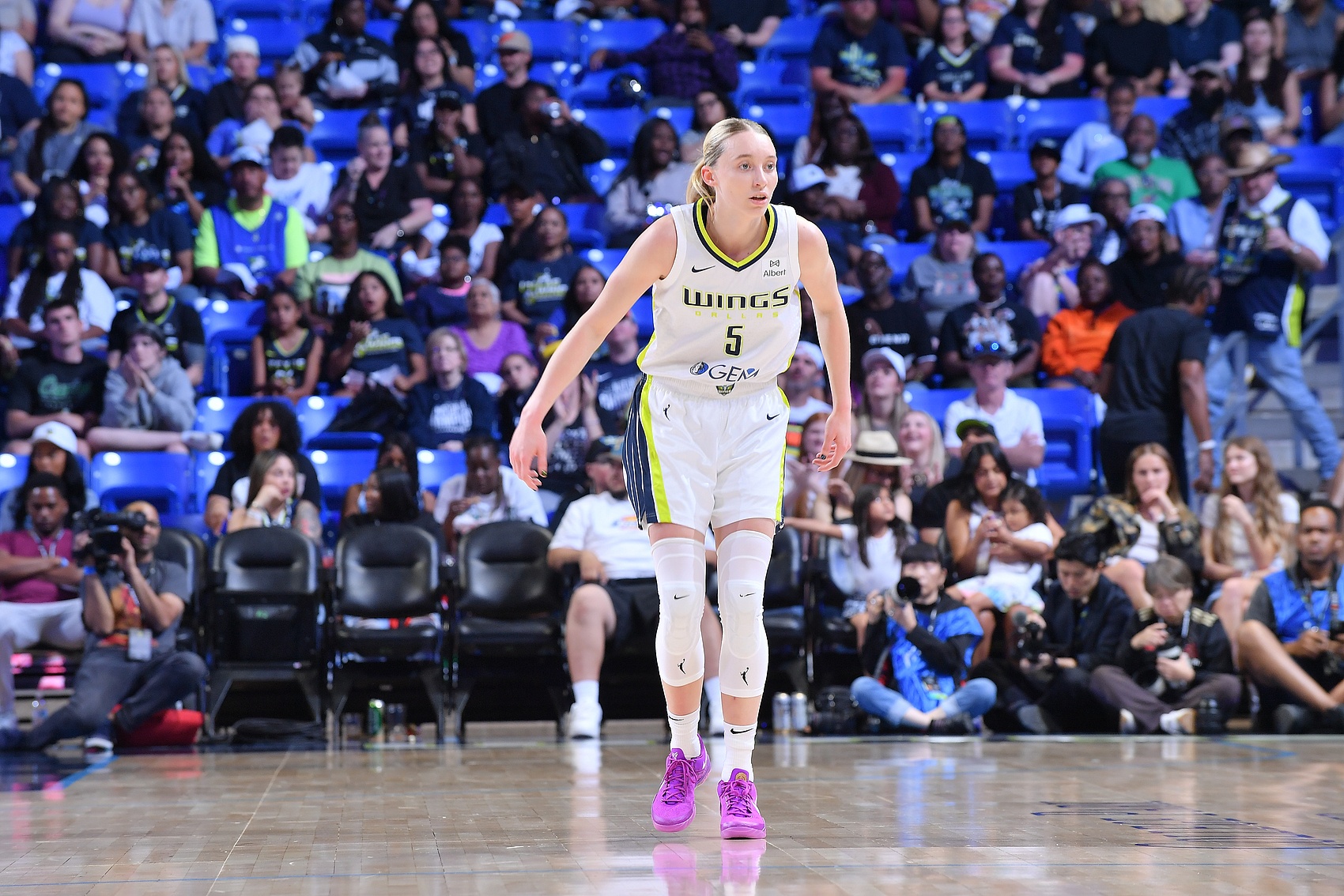 状元佩奇新秀赛季表现：场均19.1分5.3助 爆砍44分WNBA本赛季最高